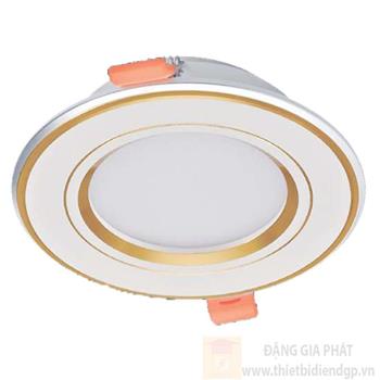 Đèn Downlight âm trần Led Tròn 7W, Ø135*H40, khoét lỗ Ø110, ánh sáng trắng và vàng NH 577